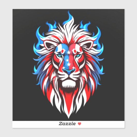 Koning van Amerika Sticker (Vel)