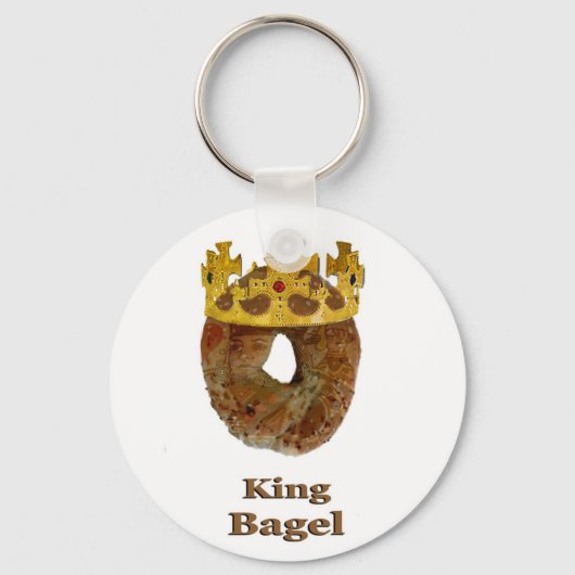 Koning van Bagels Sleutelhanger (Voorkant)