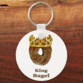 Koning van Bagels Sleutelhanger (Voorkant)