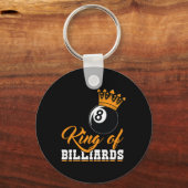 Koning van Biljart 8 kroonprins Sleutelhanger (Voorkant)