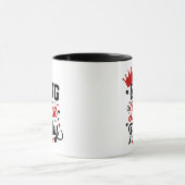 Koning van Black Friday Kroon Typografie Mok (Midden)