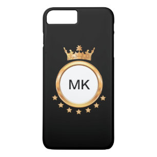 Koning van Bling Monogram iPhone 8/7 Plus Hoesje
