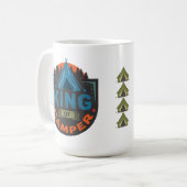 Koning van Camping Koffiemok (Voorkant links)