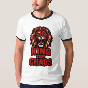 Koning Van Chaos Brullende Koninklijke Leeuw T-shirt