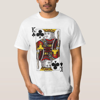 Koning van clubs spelen Kaart T-shirt