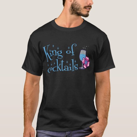 Koning van Cocktails T-shirt (Voorkant)
