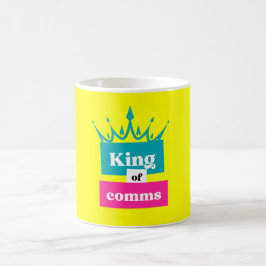 Koning van comms mok
