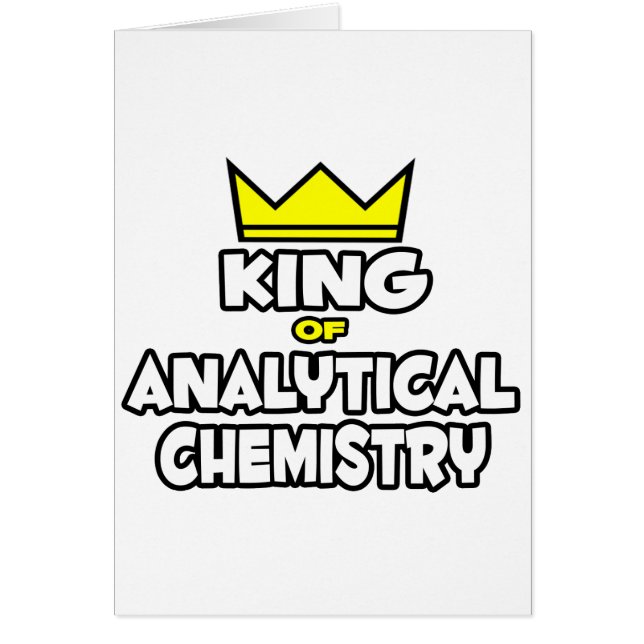 Koning van de analytische chemie (Voorkant)