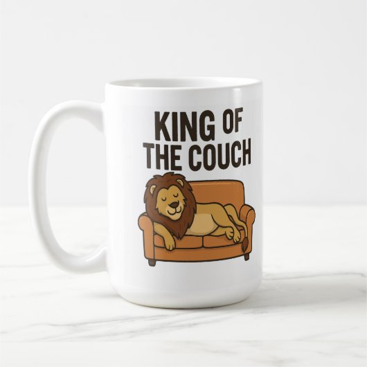 Koning van de bank koffiemok (Links)