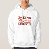 koning van de barbecue hoodie (Voorkant)
