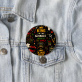 Koning van de Barbecue Ronde Button 7,6 Cm (In situ)