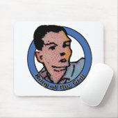 Koning van de Barbeque Grill Vintage Cartoon Muismat (Met muis)