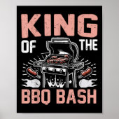 Koning van de BBQ Bash Partij Poster (Voorkant)