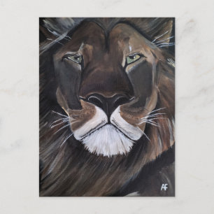 Koning van de Beesten Schilderij van Alfred Fox Briefkaart