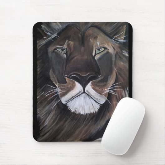 Koning van de Beesten Schilderij van Alfred Fox Muismat (Met muis)