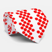 Koning van de bergen stippen stropdas (Opgerold)