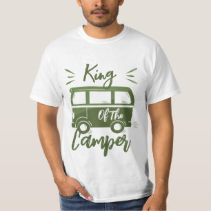Koning van de camper, camper camper eigenaar grapp t-shirt