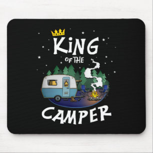 Koning Van De Camper Camping Reis Cadeau Voor Mann Muismat