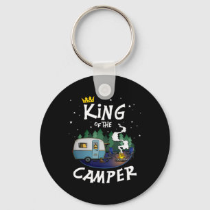 Koning Van De Camper Camping Reis Geschenk Voor Ma Sleutelhanger