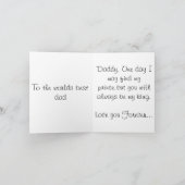 Koning van de Castle Fathers Day Kaart (Binnen)