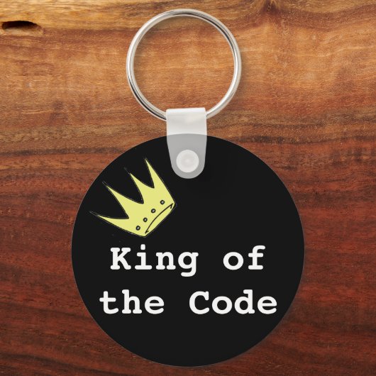 Koning van de code sleutelhanger (Voorkant)
