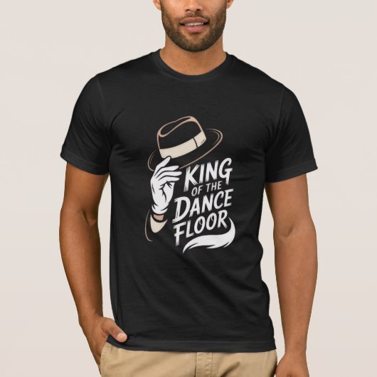 Koning van de dansvloer t-shirt (Voorkant)
