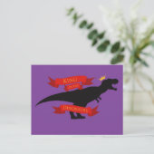 Koning van de Dinosauriërs Briefkaart (Staand voorkant)