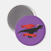 Koning van de Dinosauriërs Magneet (Voorkant / Achterkant)