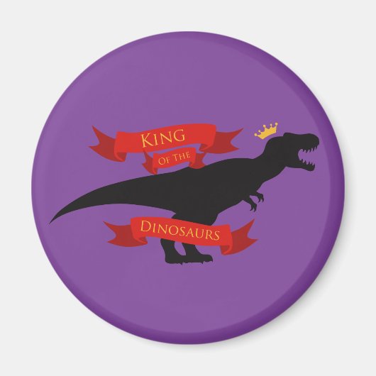 Koning van de Dinosauriërs Magneet (Voorkant)