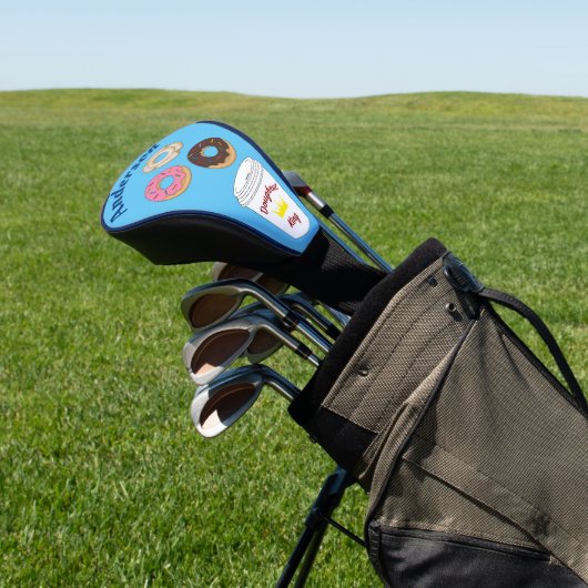 Koning van de donuts golfheadcover (Insitu)