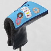 Koning van de donuts golfheadcover (3/4 voorkant)