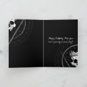 Koning van de dood: Donkere Gothic Royal Sigil Kaart (Binnen)