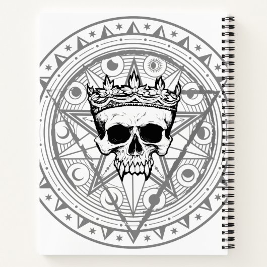 Koning van de dood: Donkere koninklijke vampier Si Notitieboek (Achterkant)