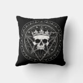 Koning van de dood: Donkere Royal Vampire Sigil Kussen (Achterkant)