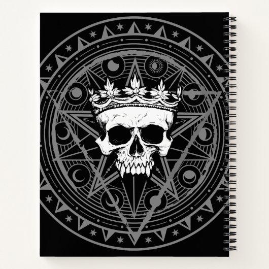Koning van de dood: Donkere Royal Vampire Sigil Notitieboek (Achterkant)