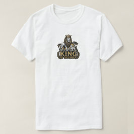 Koning van de Familie Leeuwen Vader en Welp Vaderd T-shirt