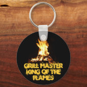 Koning van de Flames Sleutelhanger (Voorkant)