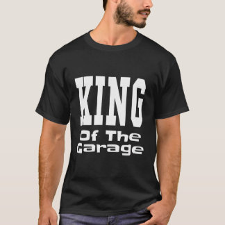 Koning van de garage grappige monteur vader grap t-shirt