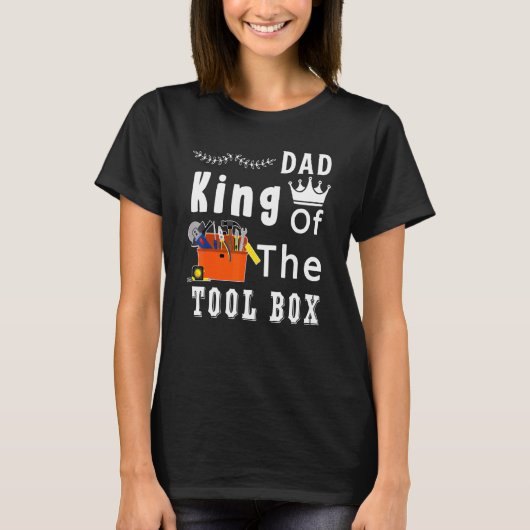 Koning van de gereedschapskist Bouwvaders D T-shirt (Voorkant)