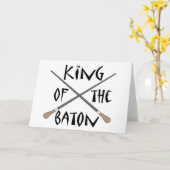 Koning van de Gift van de Leider van de Knuppel Kaart (Gele Bloem)