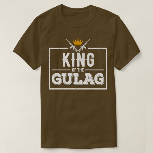 Koning van de Goelag T-shirt (Design voorkant)