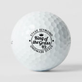 Koning van de Grass golfer leeftijd Golfballen (Voorkant)