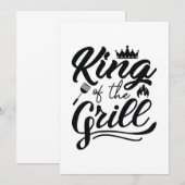 Koning van de Gril Bedankkaart (Voorkant / Achterkant)