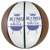 Koning van de Gril, blauw Basketbal (Verticaal)