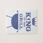 Koning van de Gril, blauw Legpuzzel (Horizontaal)