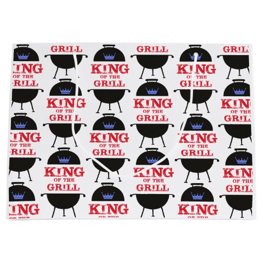 Koning van de Gril, Blauwe Kroonrood Groot Cadeauzakje (Voorkant)