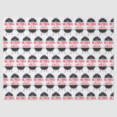 Koning van de Gril, Blauwe Kroonrood Tissuepapier (Voorkant)