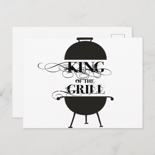 Koning van de Gril Briefkaart (Voorkant / Achterkant)