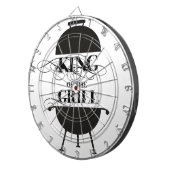 Koning van de Gril Dartbord (Voorkant Rechts)