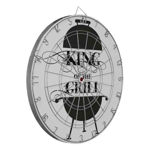 Koning van de Gril Dartbord (Voorkant Links)